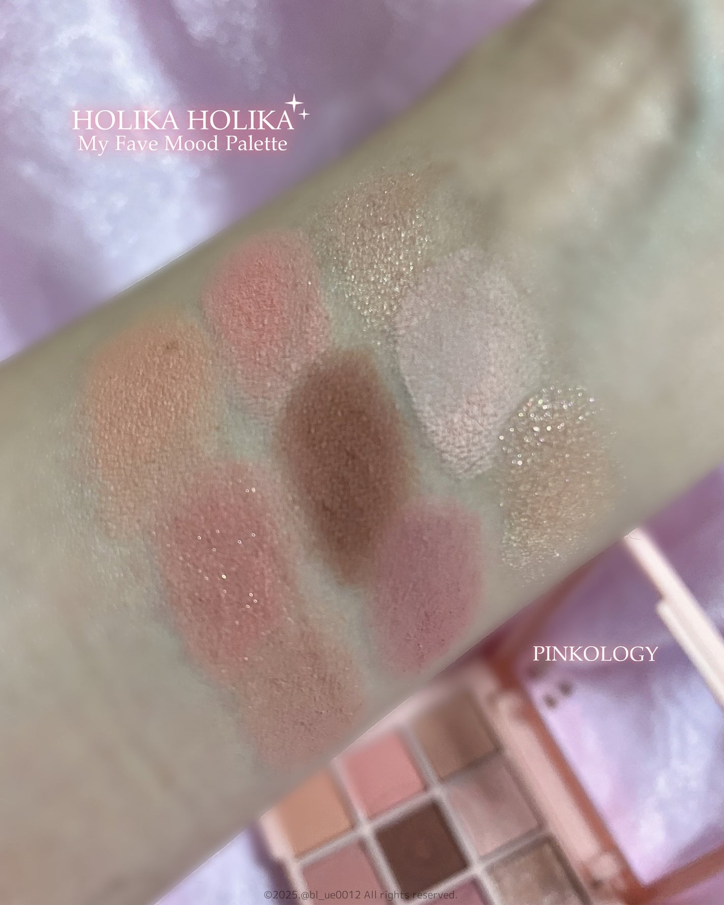 マイフェイブムードアイパレット 9カラー/HOLIKA HOLIKA/アイシャドウパレットを使ったクチコミ(4枚目)