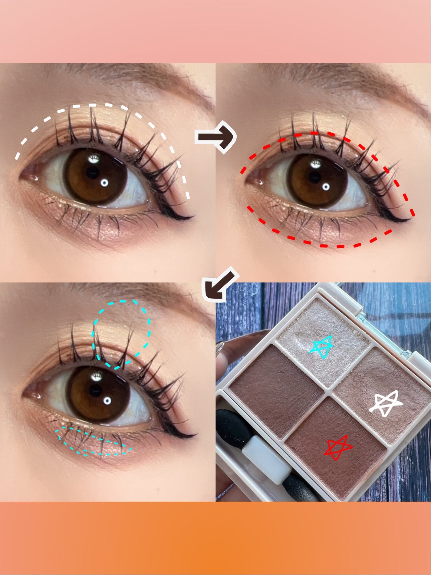 シルキースフレアイズ(マットタイプ)/キャンメイク/アイシャドウパレットを使ったクチコミ(5枚目)