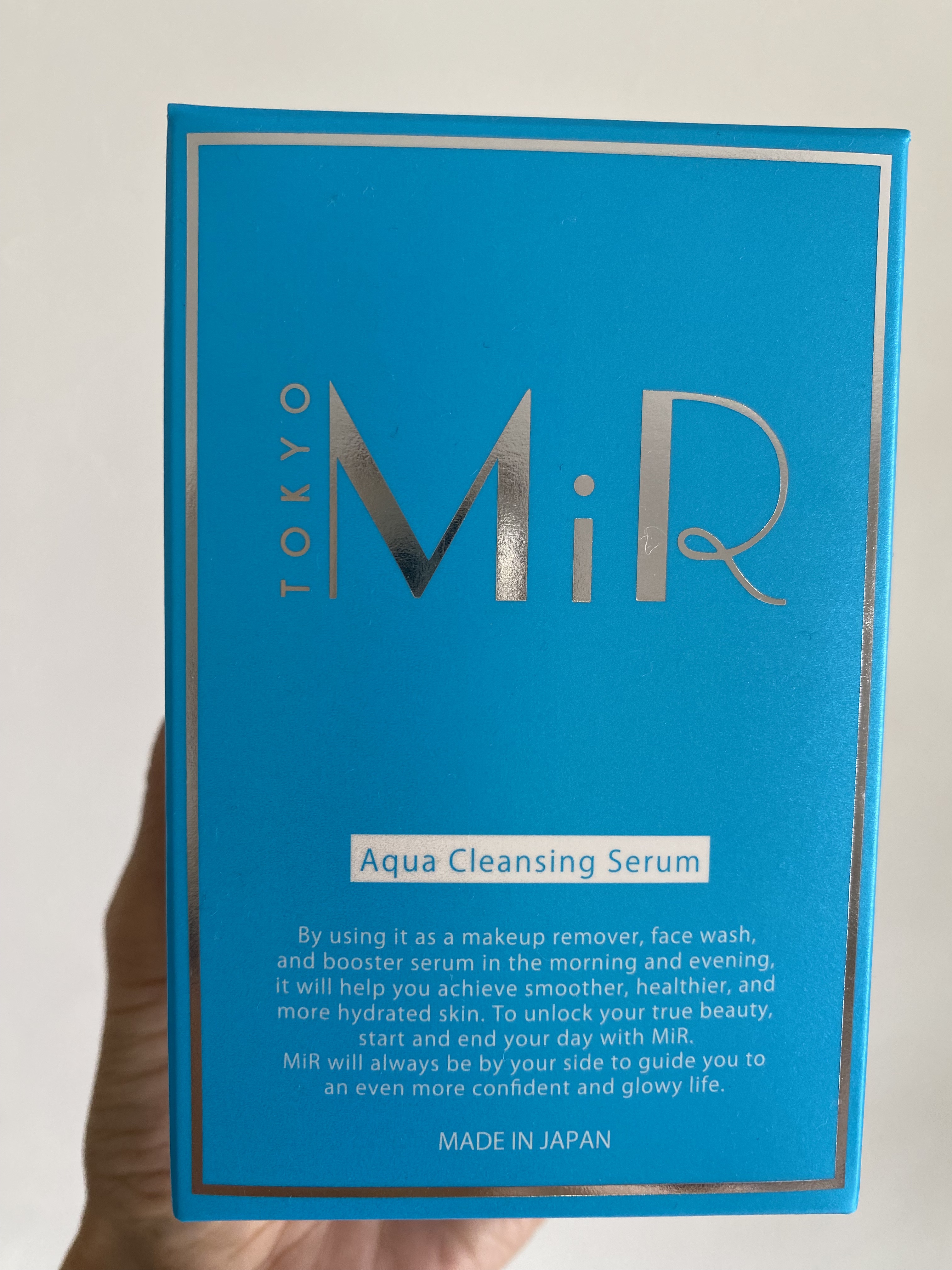 MiR アクアクレンジングセラム/MiR/クレンジングウォーターを使ったクチコミ（1枚目）
