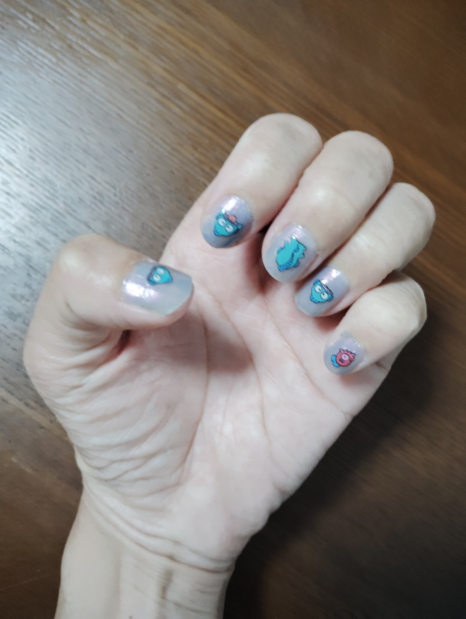 ネイルシール わくわくフレンズ/フレンド株式会社/ネイルシールを使ったクチコミ（2枚目）