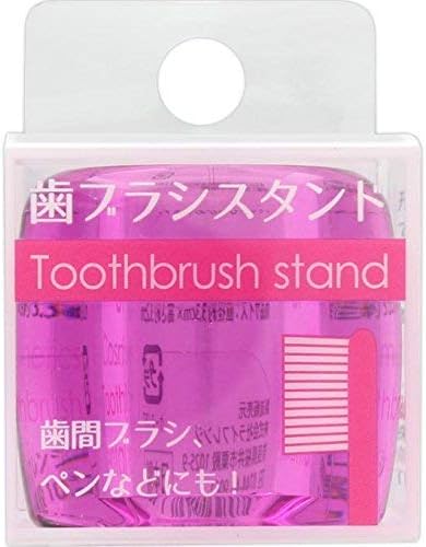 歯ブラシスタンド 歯ブラシスタンド クリアパープル