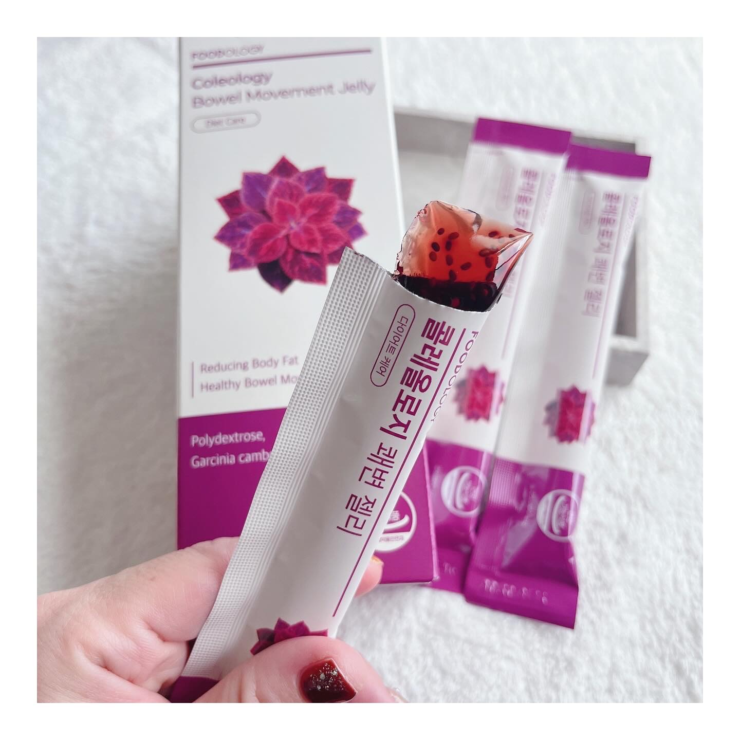 コレオロジー快調ゼリー/FOODOLOGY/健康サプリメントを使ったクチコミ（3枚目）