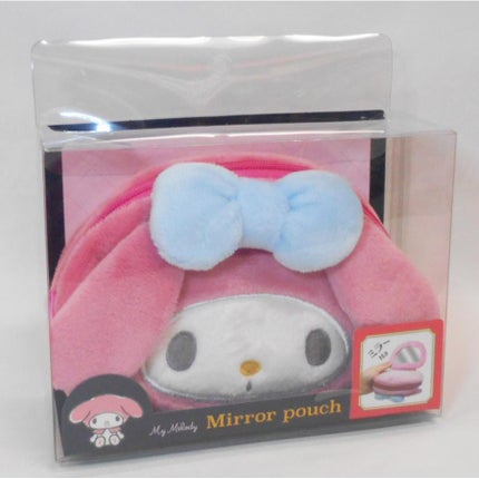森本産業 サンリオ ボアミラーポーチ