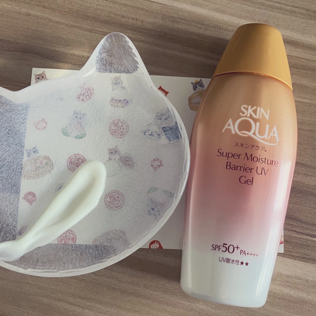 スキンアクア スーパーモイスチャー バリアUVジェル/スキンアクア/日焼け止めジェルを使ったクチコミ（2枚目）
