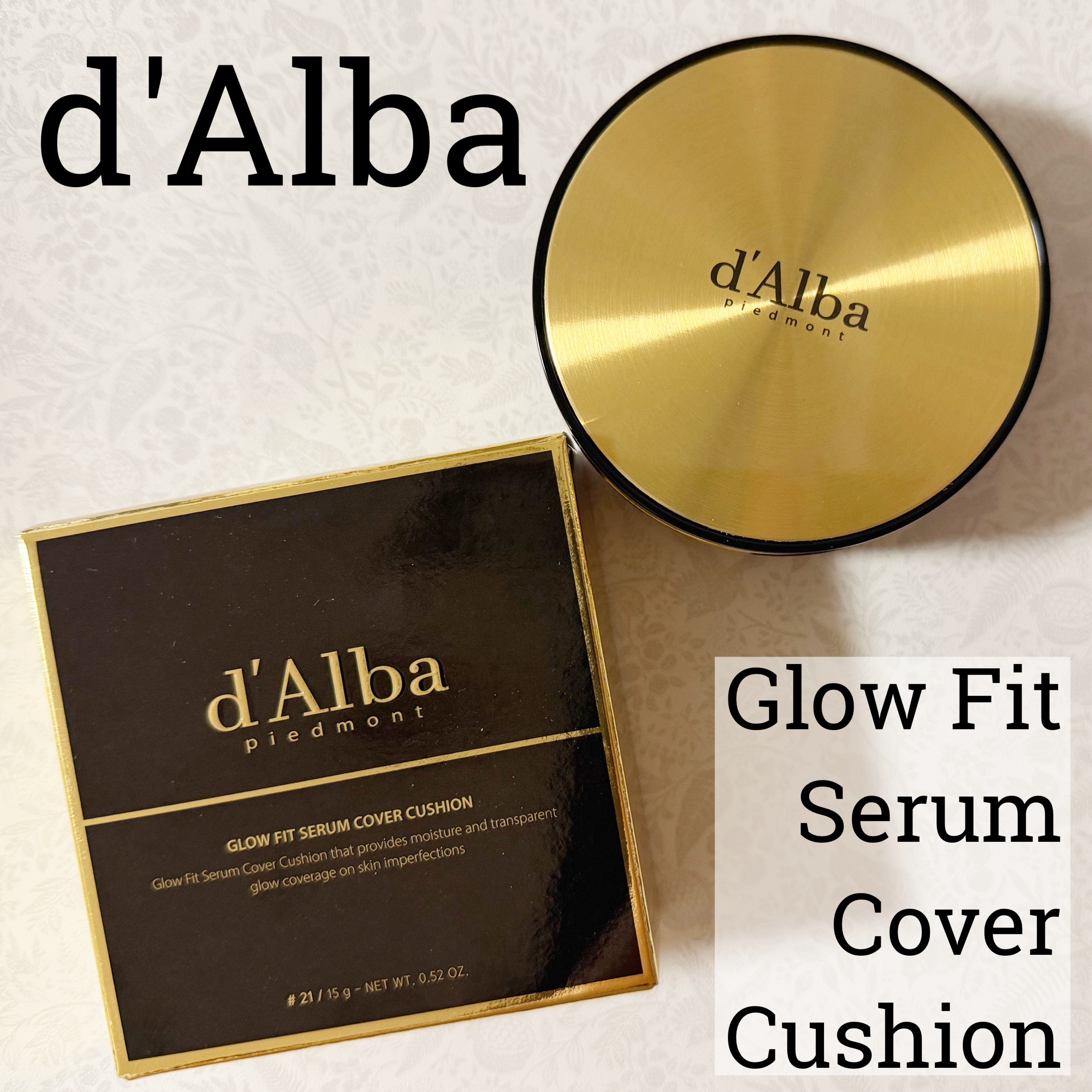 グロウフィットセラムカバークッション/ダルバ/クッションファンデーションを使ったクチコミ（1枚目）