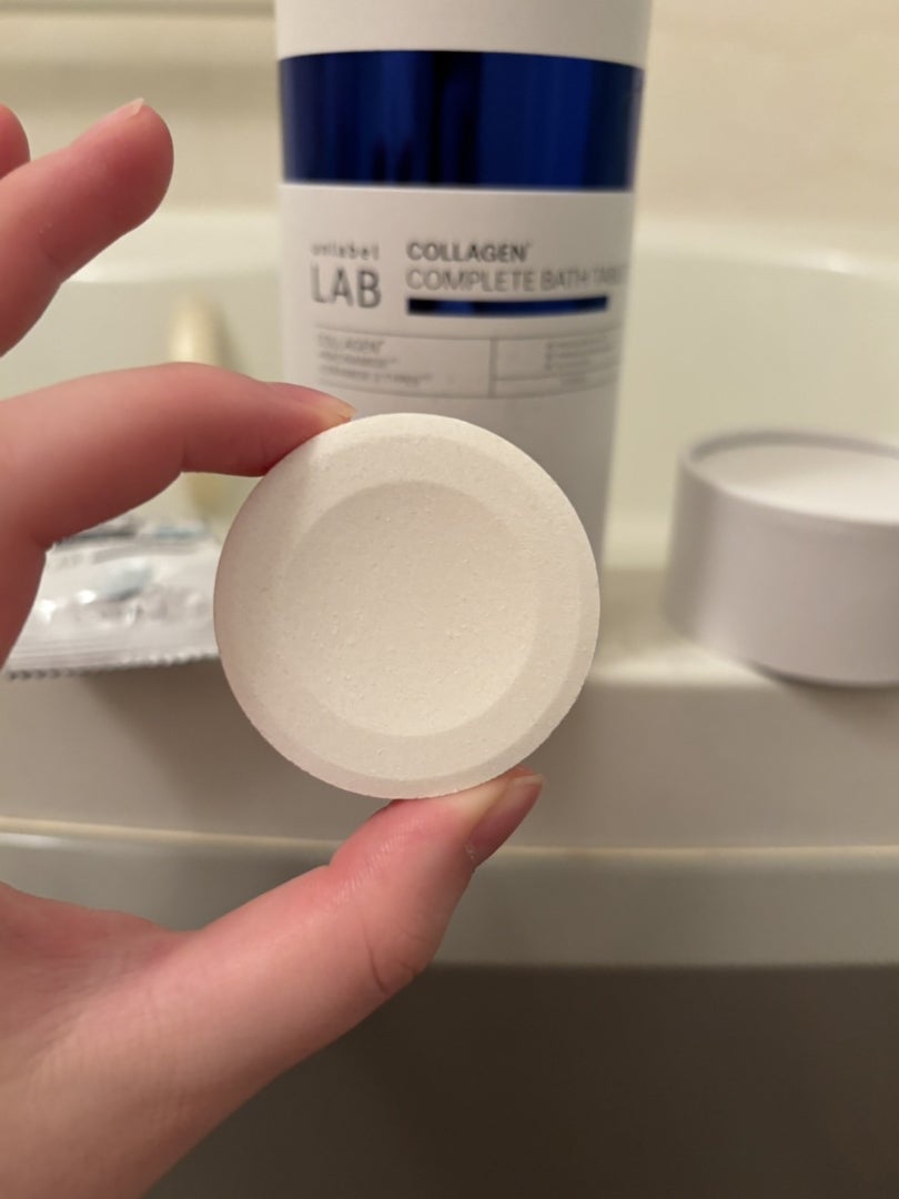 アンレーベル ラボ CO バスタブレット/unlabel/炭酸系入浴剤を使ったクチコミ(1枚目)