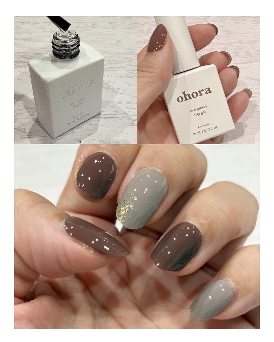セミキュアジェルネイル(ハンド)/ohora/ネイルシールを使ったクチコミ(4枚目)