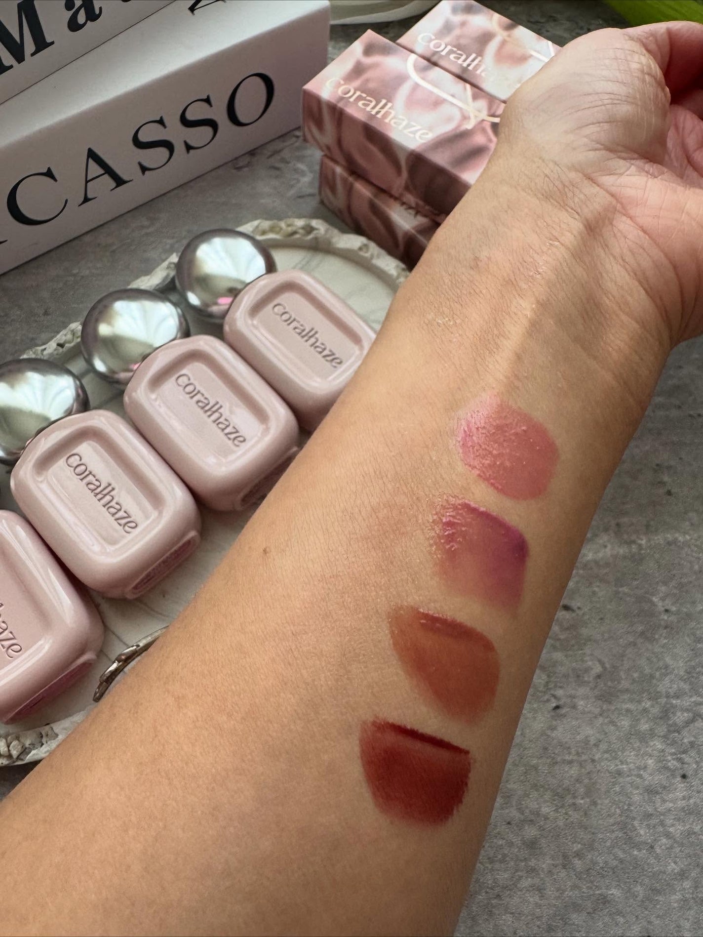デュー ドロップ ティント/Coralhaze/リップティントを使ったクチコミ(3枚目)