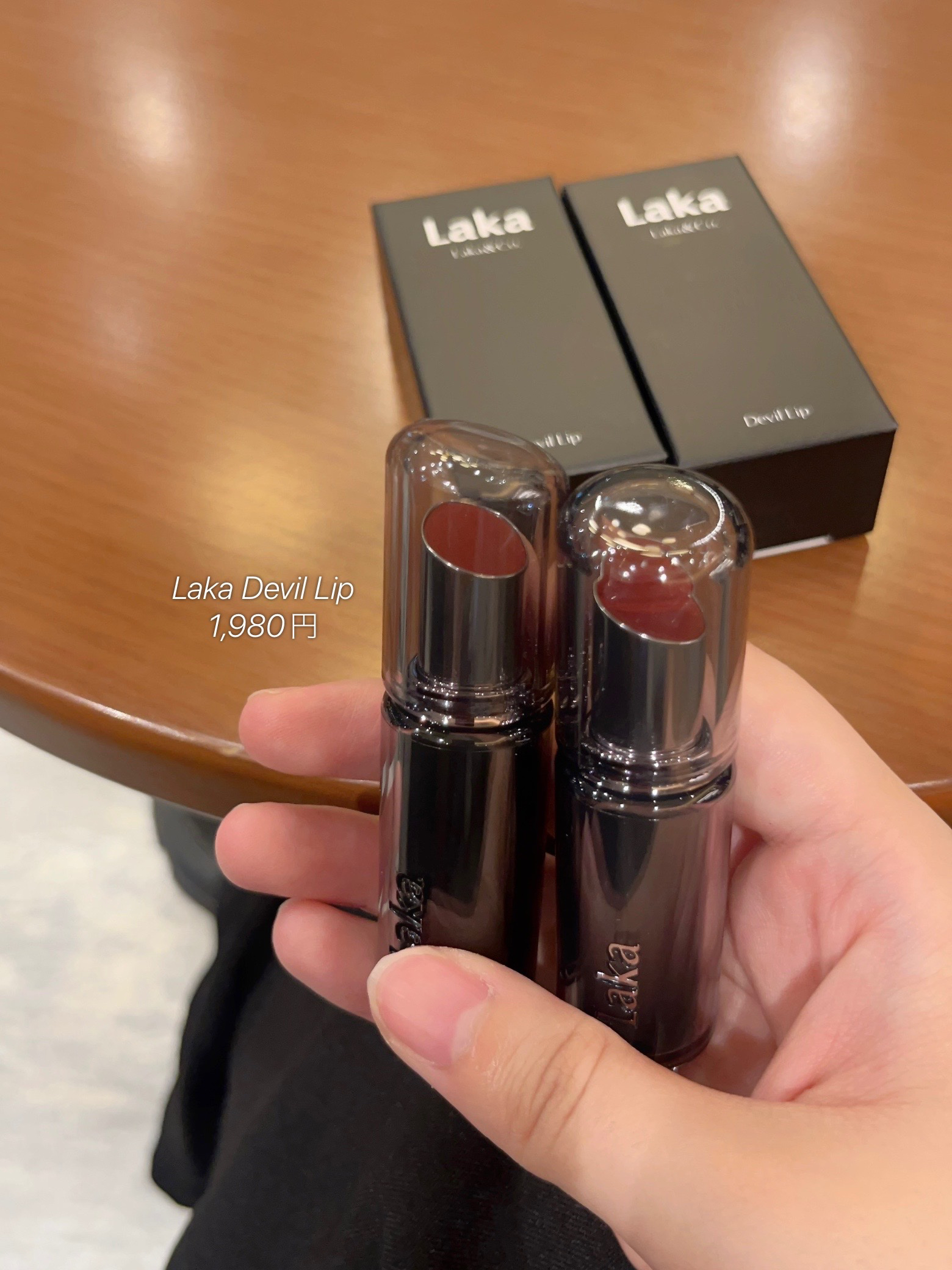 ラカ デビルリップ/Laka/口紅を使ったクチコミ（1枚目）
