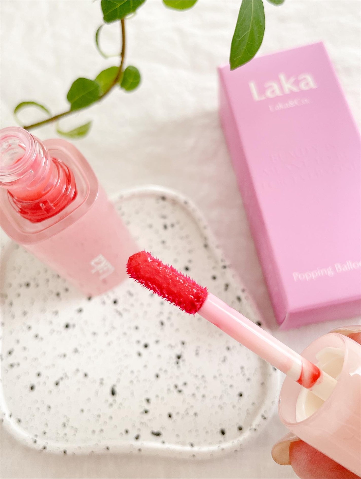 ポッピングバルーンティント/Laka/リップティントを使ったクチコミ(2枚目)