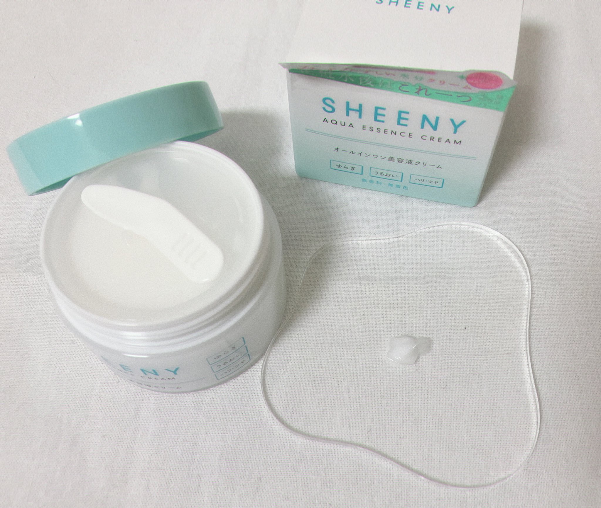 アクアエッセンスクリーム/SHEENY/フェイスクリームを使ったクチコミ（2枚目）