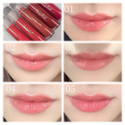 ボリューミングカラーグロス/CandyDoll/リップグロスを使ったクチコミ(5枚目)