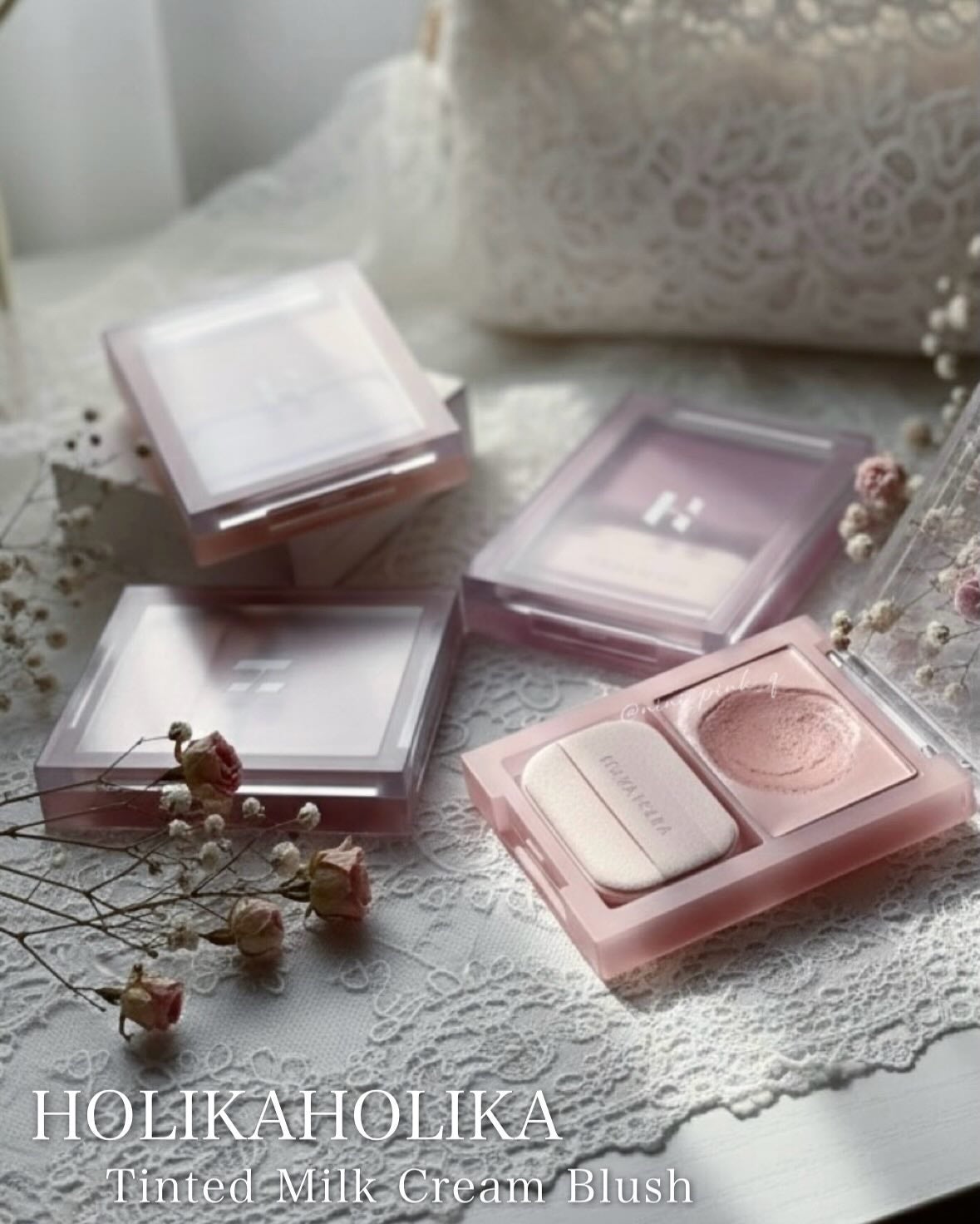 ティンテッドミルククリームブラッシュ /HOLIKA HOLIKA/ジェル・クリームチークを使ったクチコミ(2枚目)