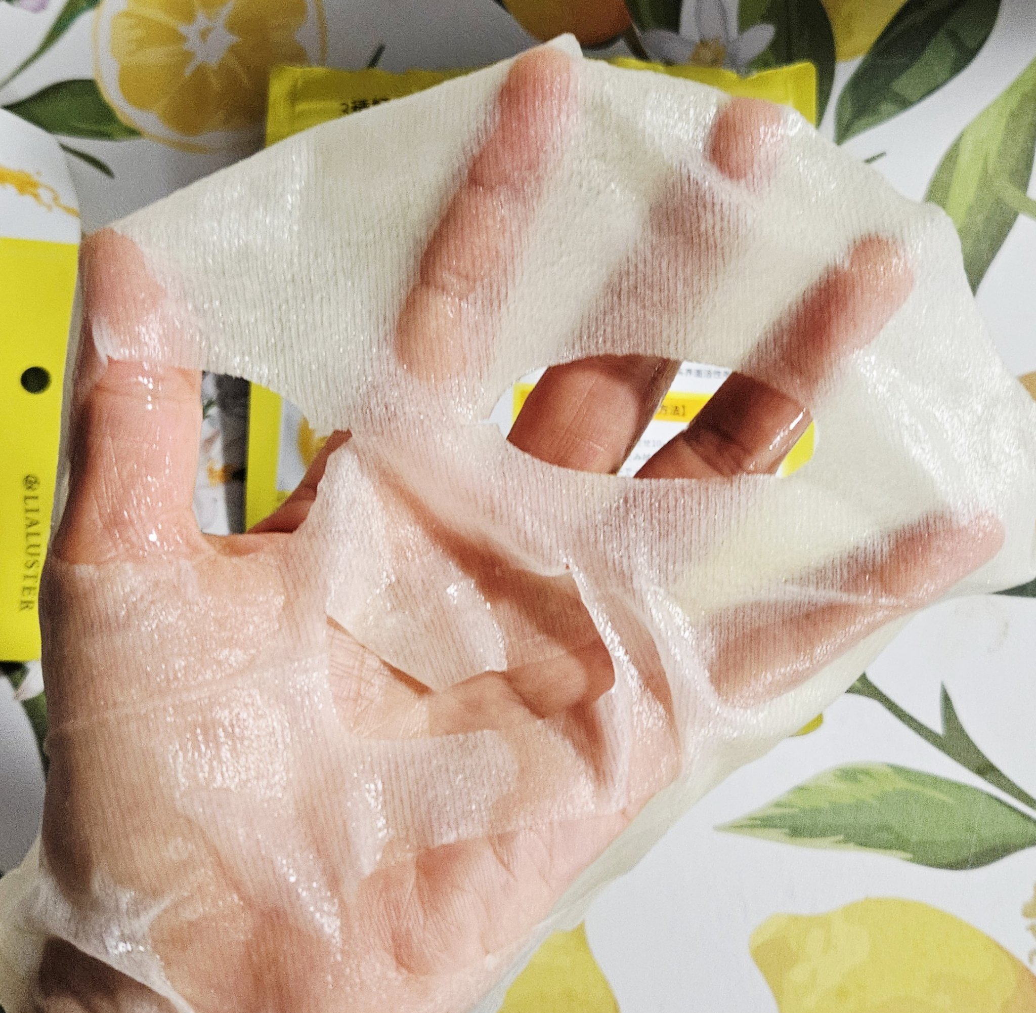 VC+3 Bright Banana Peel Mask/LIALUSTER/シートマスク・パックを使ったクチコミ（3枚目）