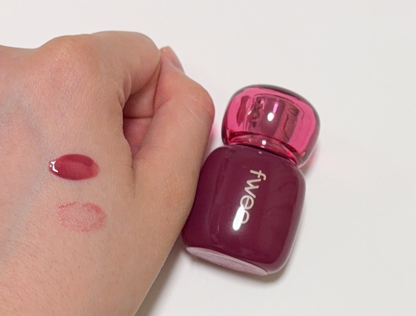 フィー 3Dボリューミングティント/fwee/リップティントを使ったクチコミ(4枚目)