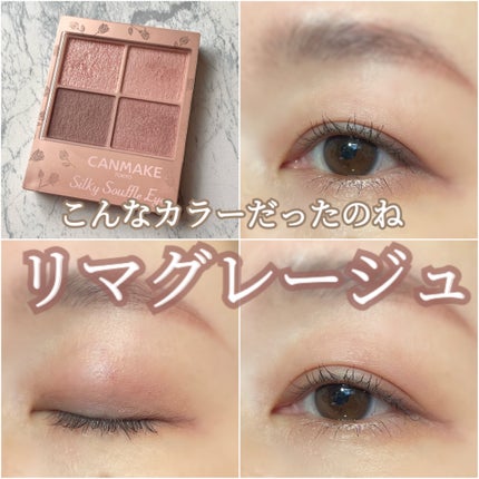 シルキースフレアイズ(マットタイプ)/キャンメイク/アイシャドウパレットを使ったクチコミ(1枚目)
