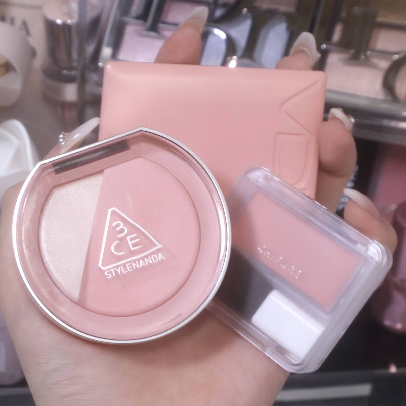 3CE ブラッシュライター/3CE/パウダーチークを使ったクチコミ（1枚目）