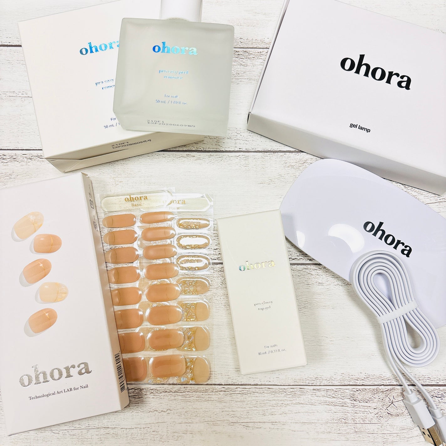 セミキュアジェルネイル(ハンド)/ohora/ネイルシールを使ったクチコミ(2枚目)