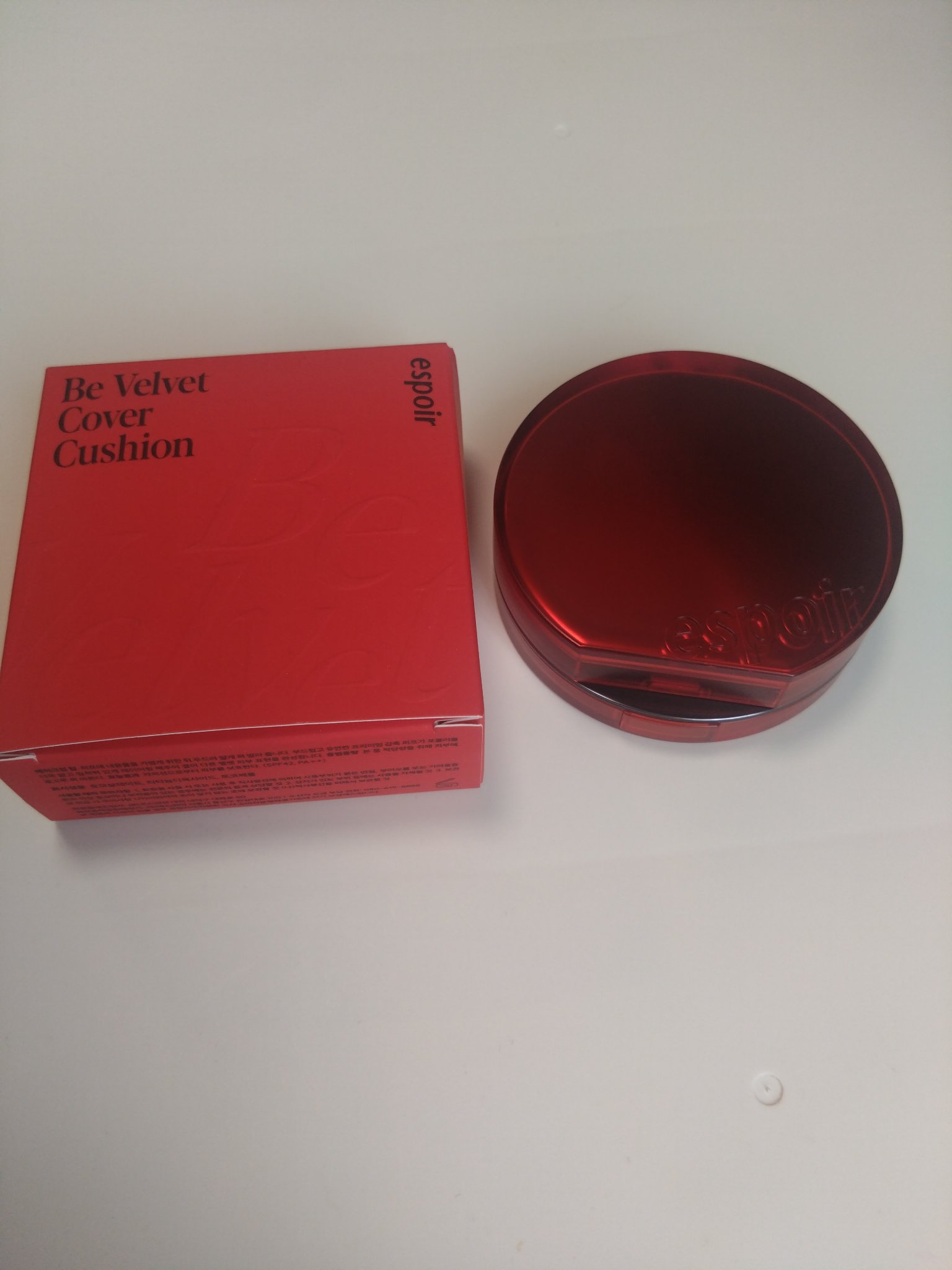 ビーベルベットカバークッション/espoir/クッションファンデーションを使ったクチコミ（1枚目）