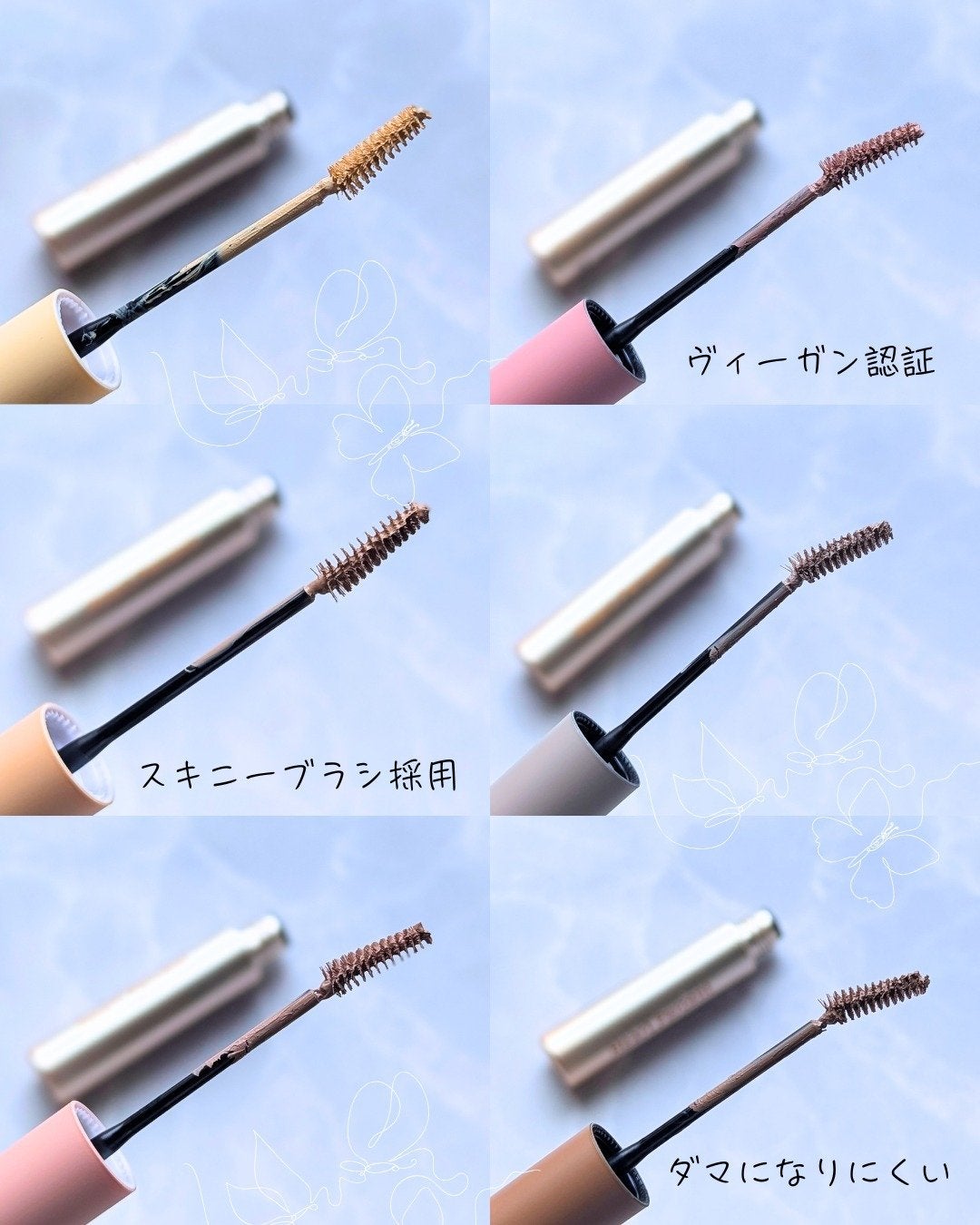 ドットオンムード フェイクアップ ブロウカラー/Heart Percent/眉マスカラを使ったクチコミ(2枚目)