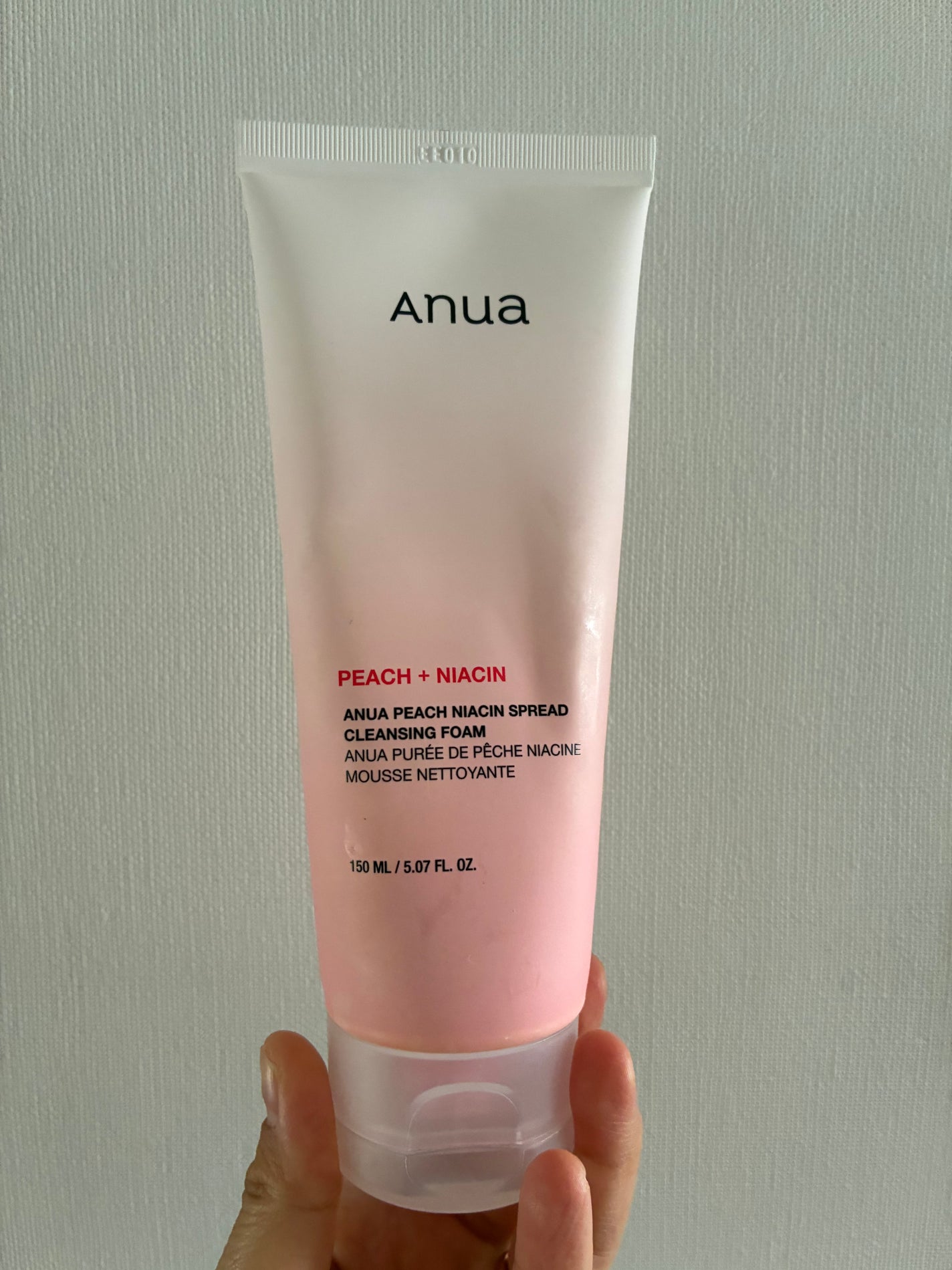 桃ナイアシンスプレッドクレンジングフォーム/Anua/洗顔フォームを使ったクチコミ(1枚目)