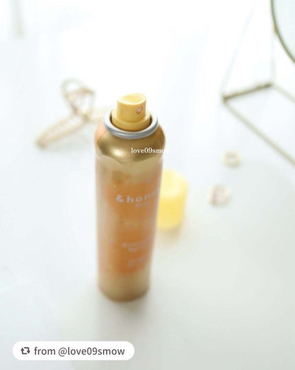 ディープモイスト キラメキスプレー/&honey/ヘアスプレーを使ったクチコミ(3枚目)