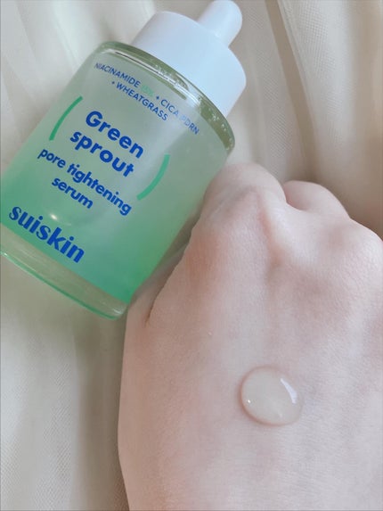 若芽ポアタイトニングセラム/suiskin/美容液を使ったクチコミ(3枚目)