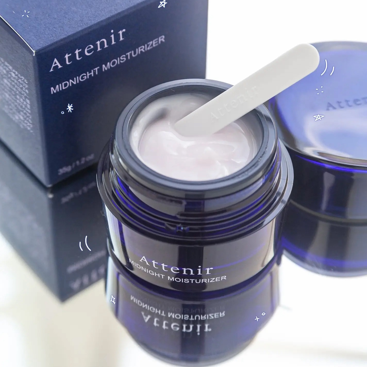 アテニア ミッドナイトモイスチャライザー/アテニア/フェイスクリームを使ったクチコミ（1枚目）