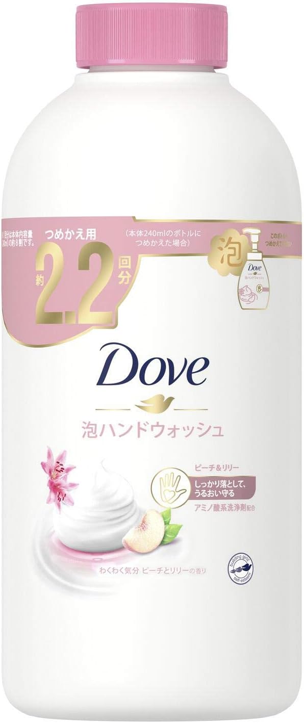 ダヴ 泡ハンドウォッシュ ピーチ＆リリー  つめかえ用 430ml