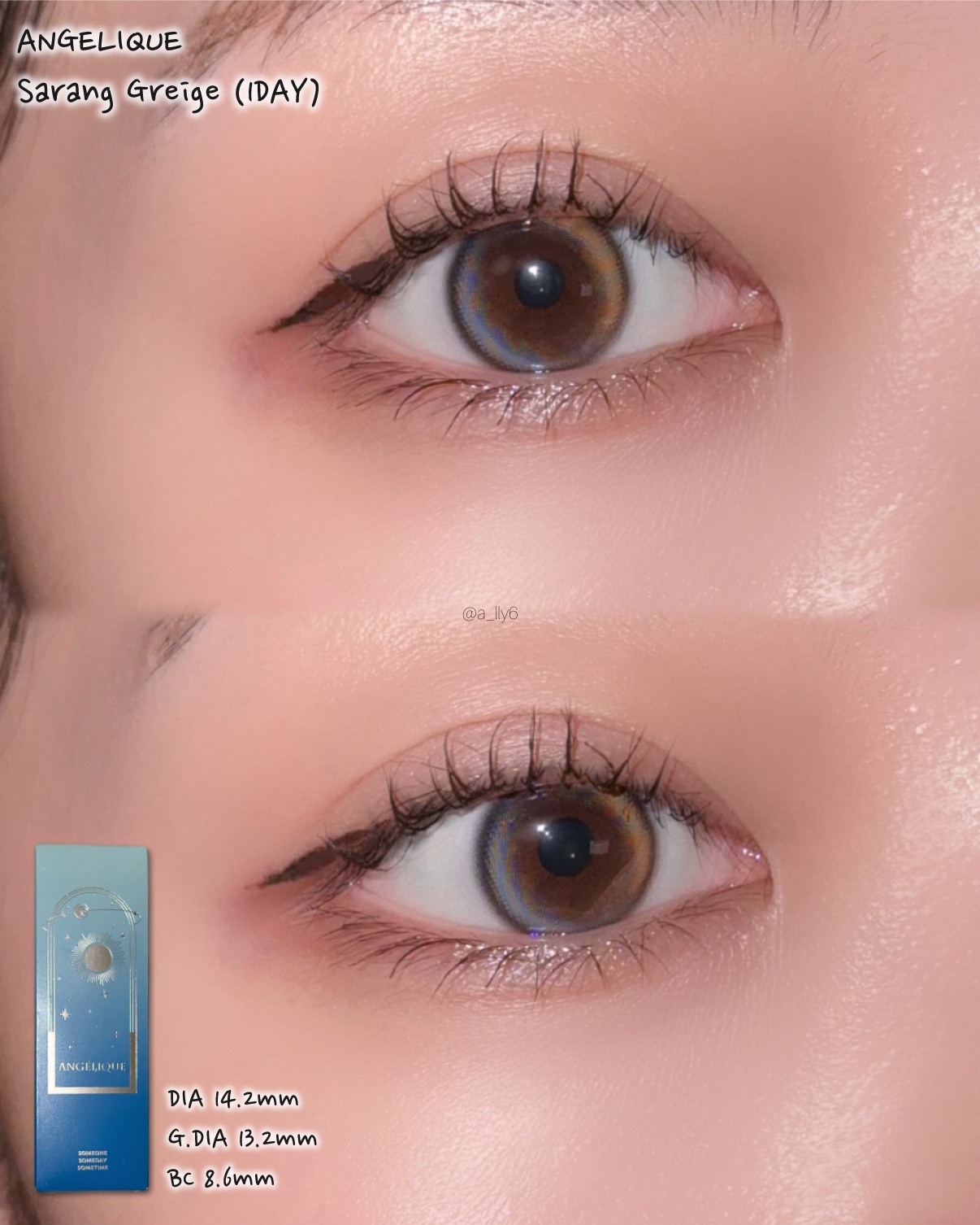 ANGÉLIQUE 1day/ANGÉLIQUE/ワンデー（１DAY）カラコンを使ったクチコミ（3枚目）
