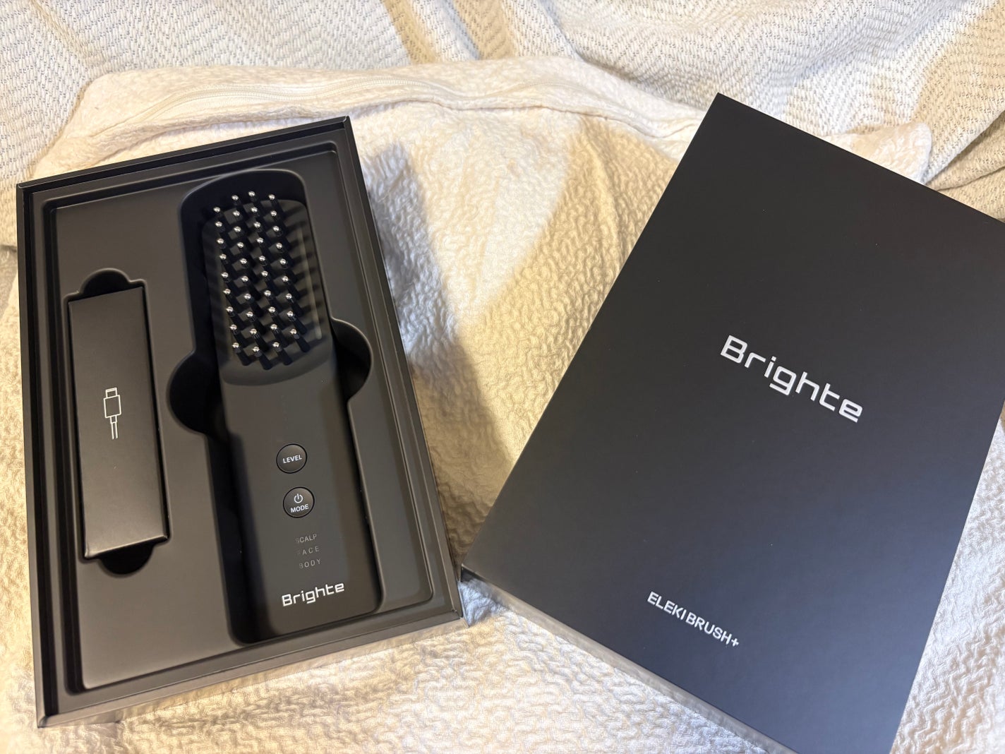 ELEKI BRUSH+/Brighte/美顔器・マッサージを使ったクチコミ(1枚目)