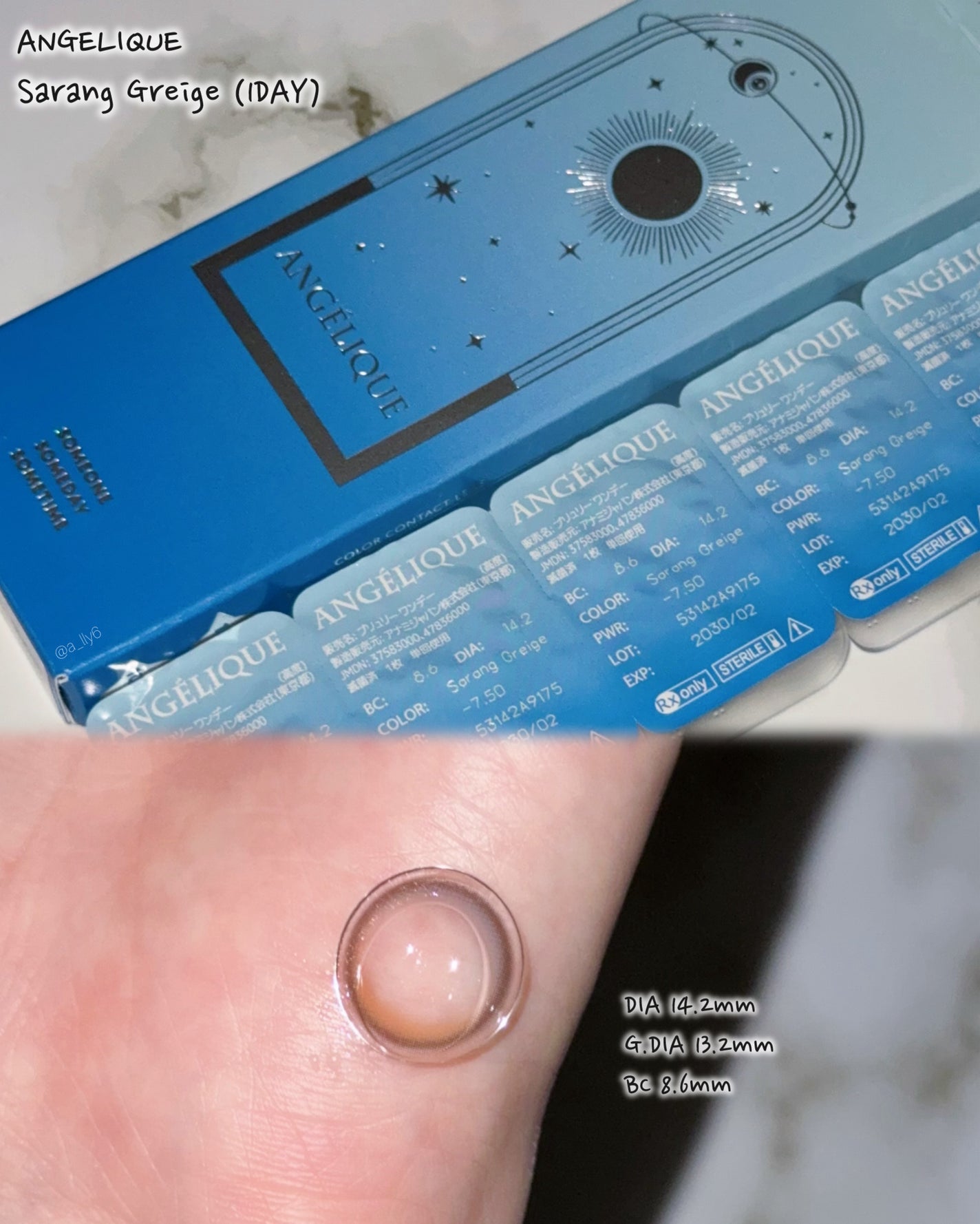 ANGÉLIQUE 1day/ANGÉLIQUE/ワンデー(1DAY)カラコンを使ったクチコミ(2枚目)