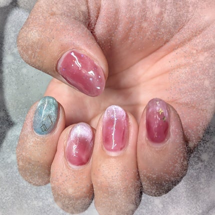 ネイルシール/セリア/ネイルシールを使ったクチコミ(2枚目)