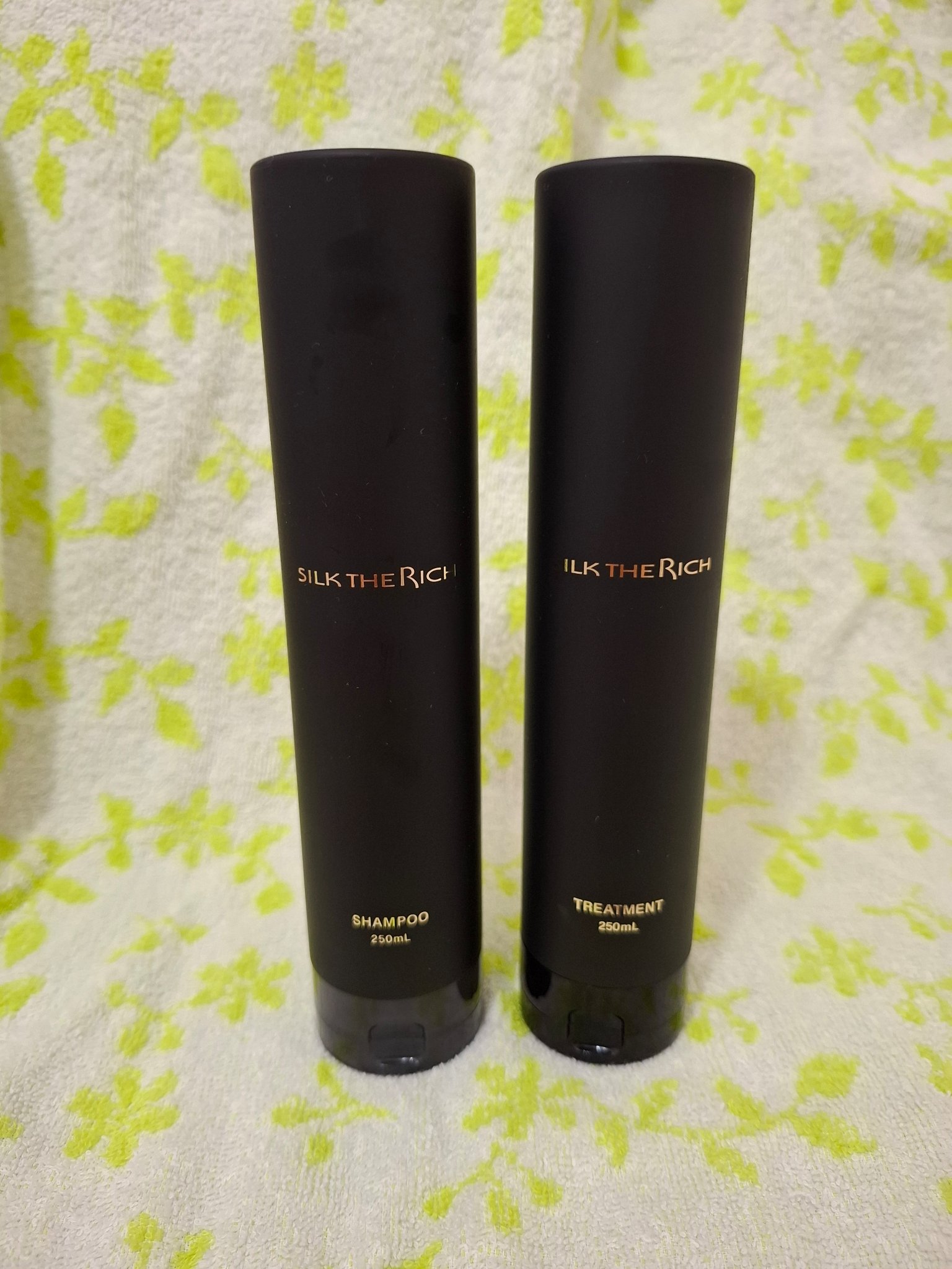 SILK THE RICH スカルプ&リペア シャンプー・トリートメント/SILK THE RICH/市販シャンプーを使ったクチコミ（1枚目）