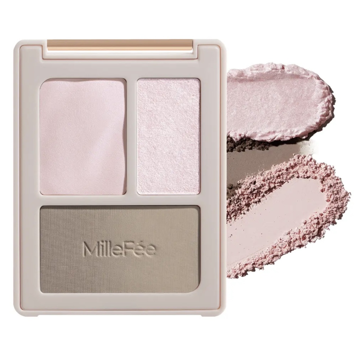 チート顔コントゥアパレット/MilleFée/パウダーハイライトを使ったクチコミ（3枚目）