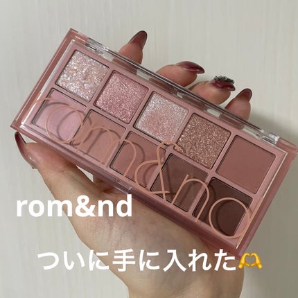 ベターザンパレット 03 ローズバッドガーデン(ROSEBUD GARDEN)/rom&nd/アイシャドウパレットの画像