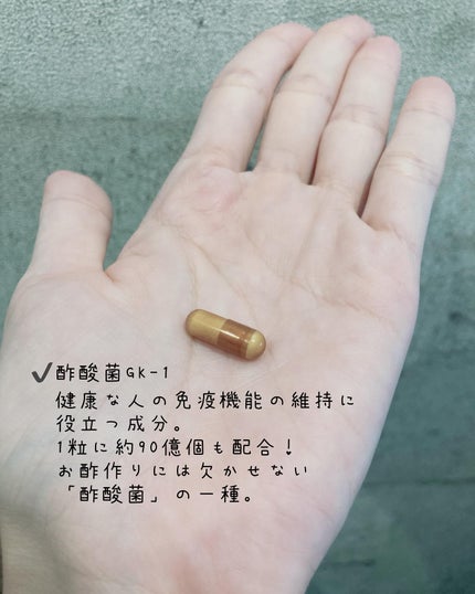 免疫応援酢酸菌/マルマンH&B/健康サプリメントを使ったクチコミ(2枚目)