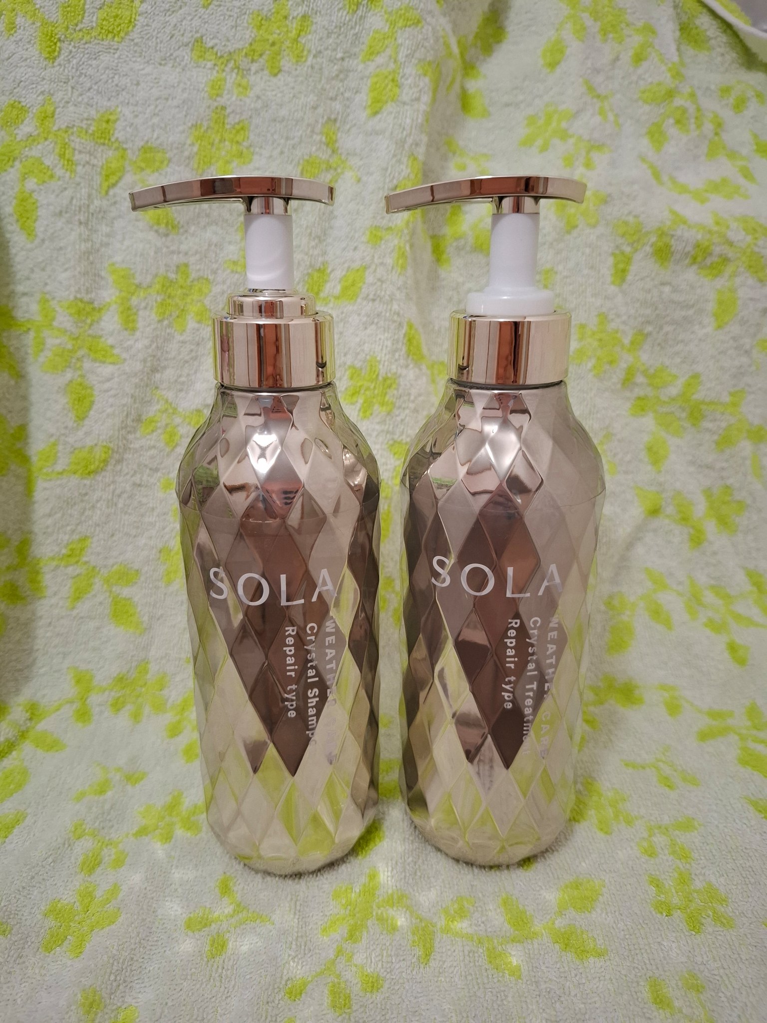 ソラ ウェザーケア クリスタル シャンプー/ヘアトリートメント リペアタイプ/SOLA WEATHER CARE/市販シャンプーを使ったクチコミ（1枚目）