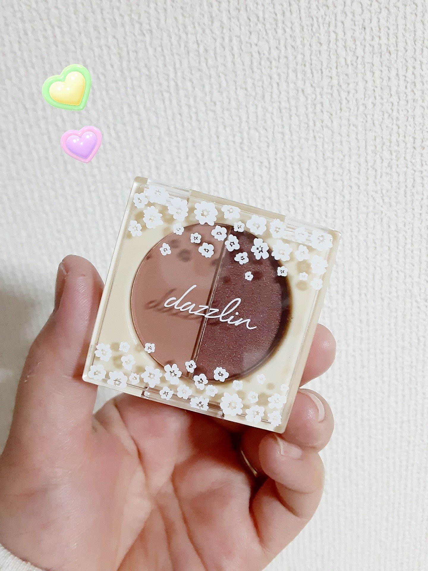 Dazzlin  アイシャドウパウダー/セリア/アイシャドウパレットを使ったクチコミ（1枚目）