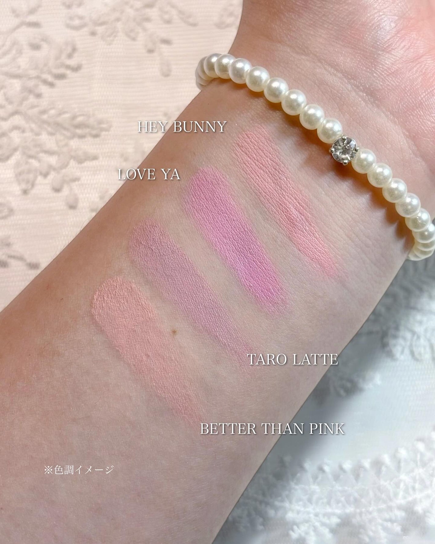 ティンテッドミルククリームブラッシュ /HOLIKA HOLIKA/ジェル・クリームチークを使ったクチコミ(4枚目)