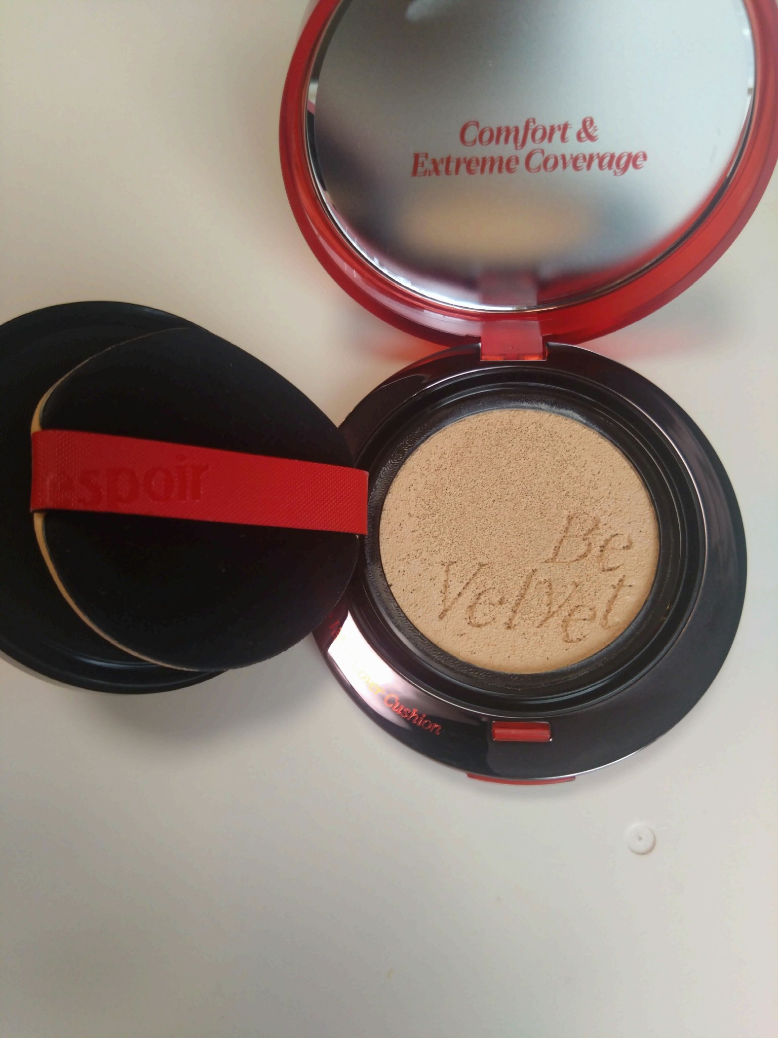 ビーベルベットカバークッション/espoir/クッションファンデーションを使ったクチコミ（2枚目）