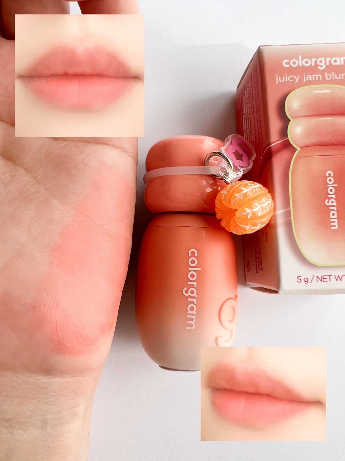 ジューシージャムブラーティント/Colorgram/口紅を使ったクチコミ(2枚目)