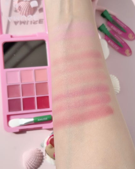 リップ&チークパレットフォン/AMUSE/口紅を使ったクチコミ(6枚目)