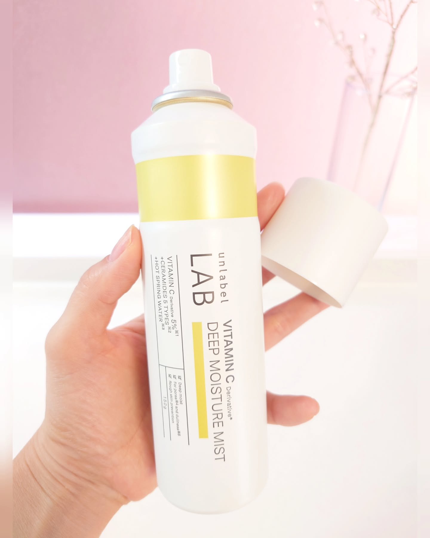 アンレーベル Ｖ　ディープモイスチャーミスト/unlabel/ミスト状化粧水を使ったクチコミ（2枚目）