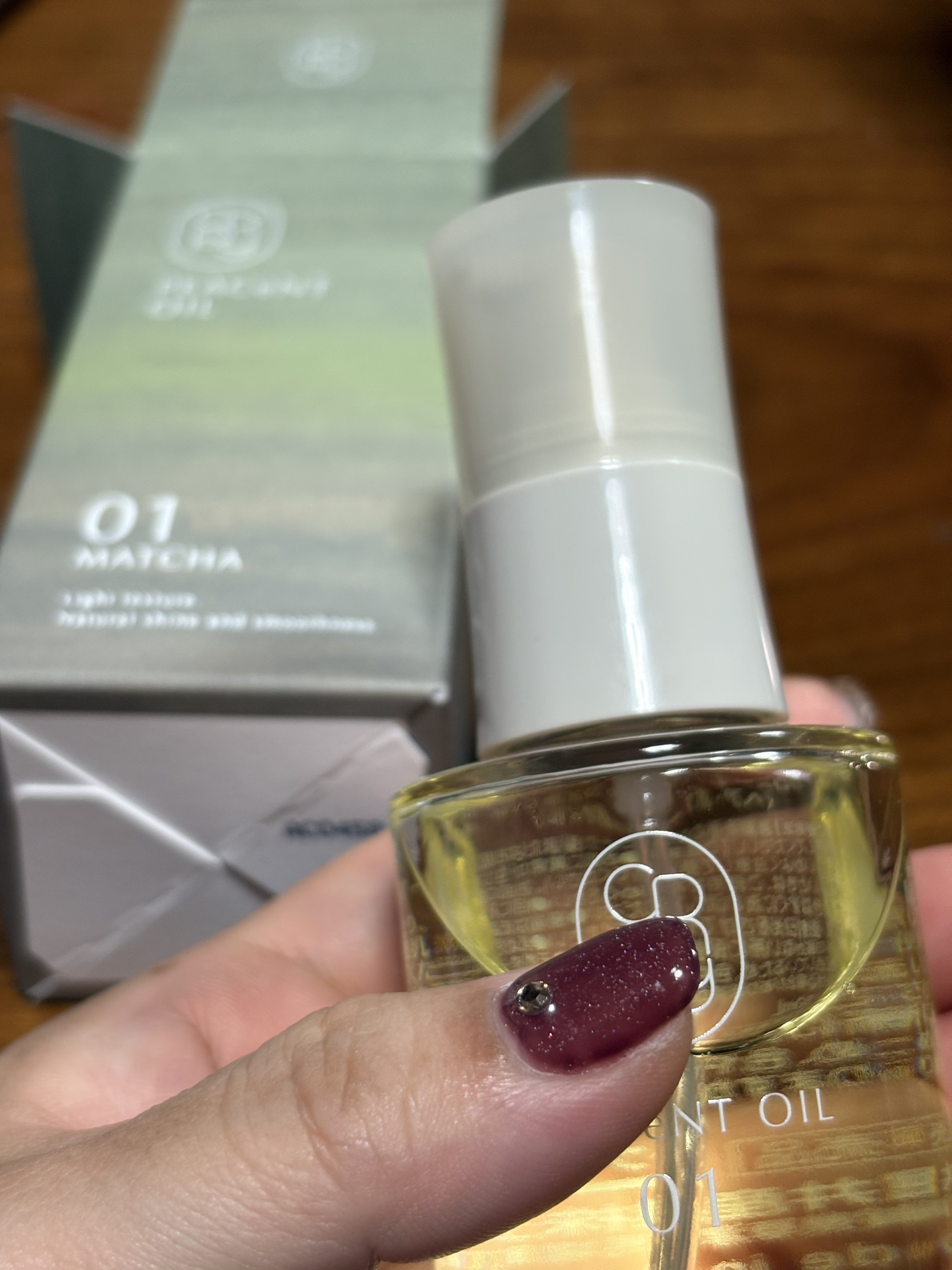 ピアセントオイル 01M/クロニー/ヘアオイルを使ったクチコミ（2枚目）