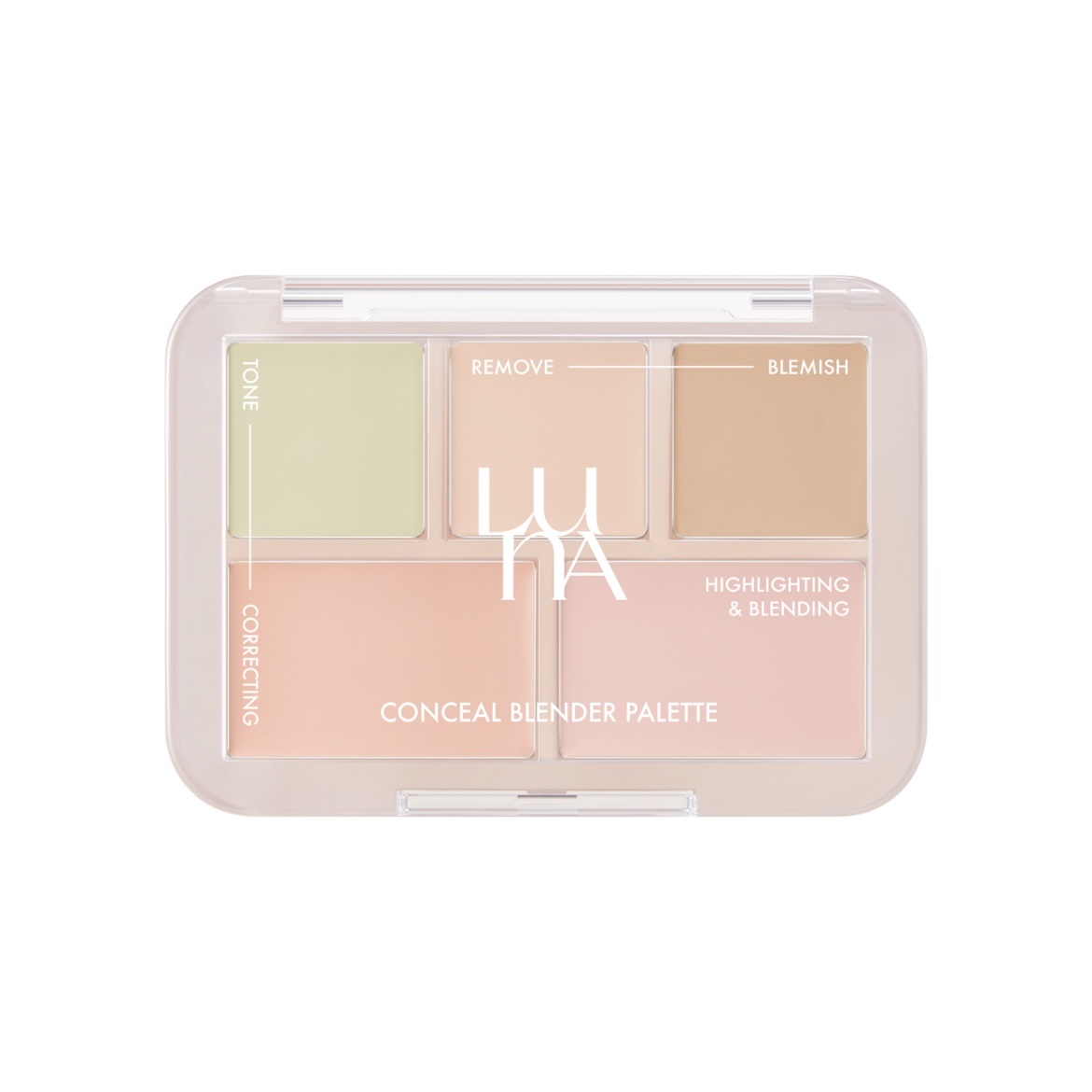 コンシールブレンダーパレット 04 パーフェクトカバーミディアム/LUNA/パレットコンシーラーを使ったクチコミ（1枚目）