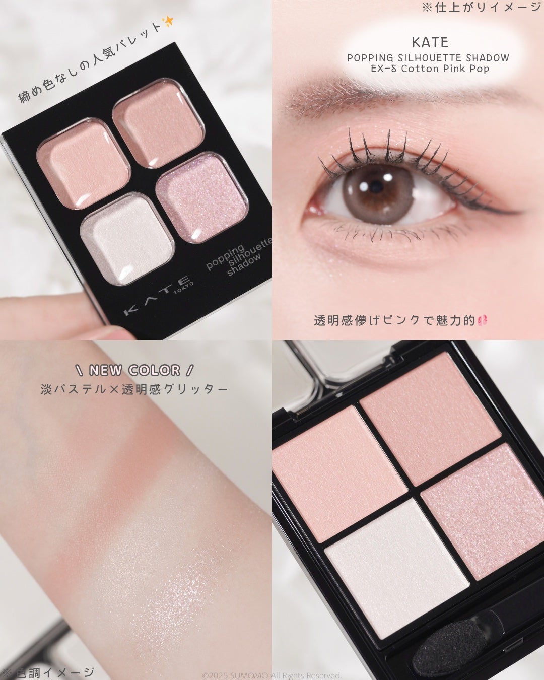 ケイト ポッピングシルエットシャドウ/KATE/アイシャドウパレットを使ったクチコミ(2枚目)