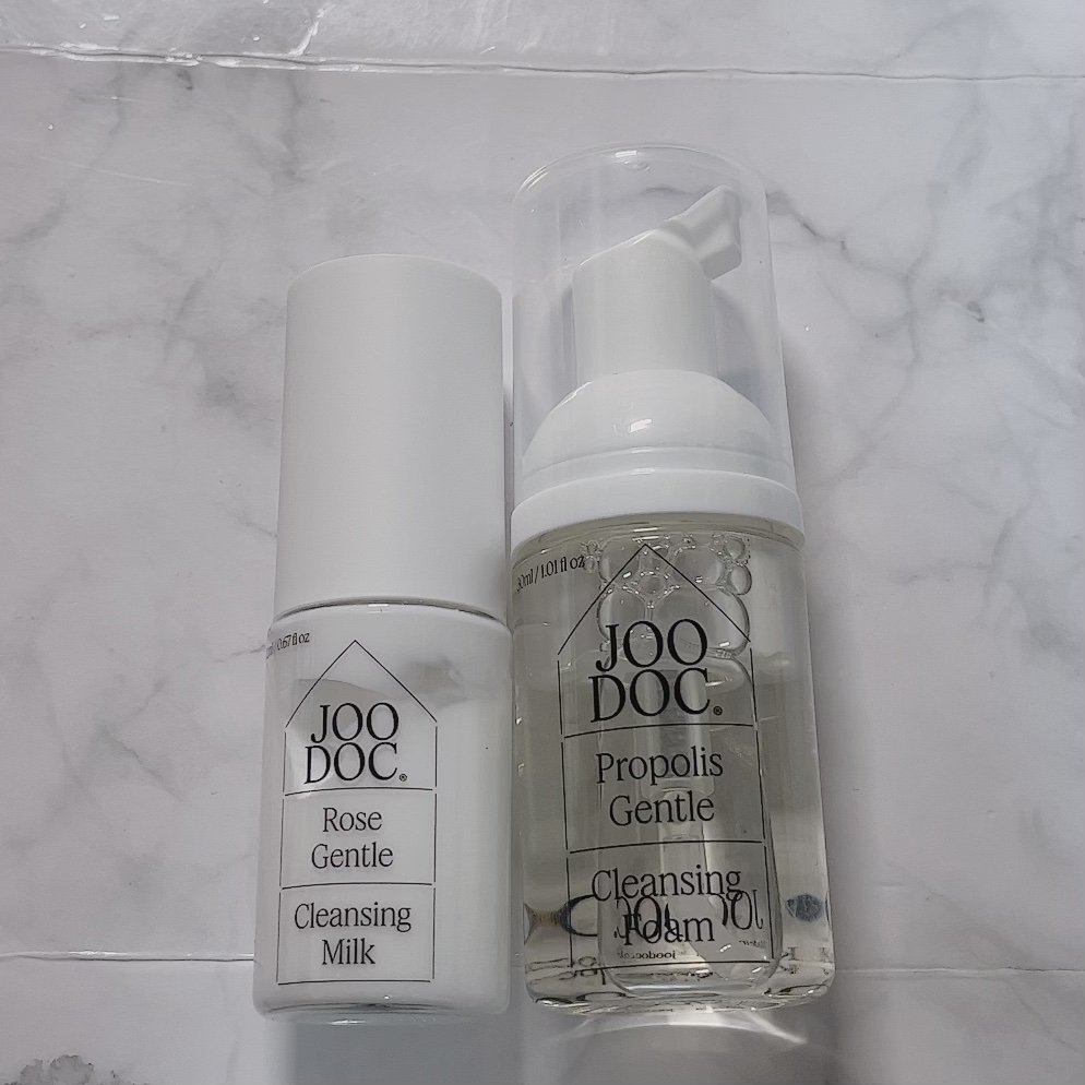 クレンジングフォーム＆クレンジングミルク トラベルキット/JOODOC/スキンケアキットを使ったクチコミ（2枚目）