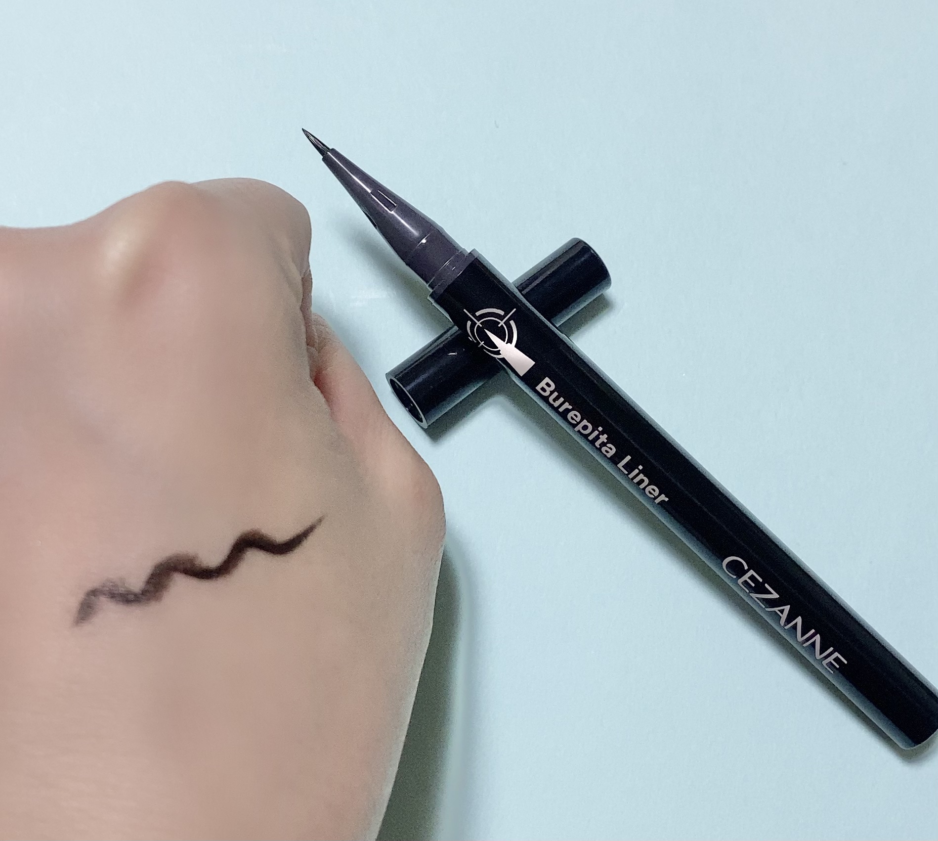 ブレぴたライナー/CEZANNE/アイライナーを使ったクチコミ（3枚目）