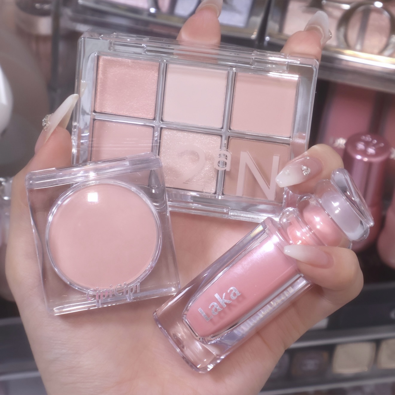 ポアレスチーク 03 デイリーピーチ/CipiCipi/パウダーチークを使ったクチコミ（1枚目）